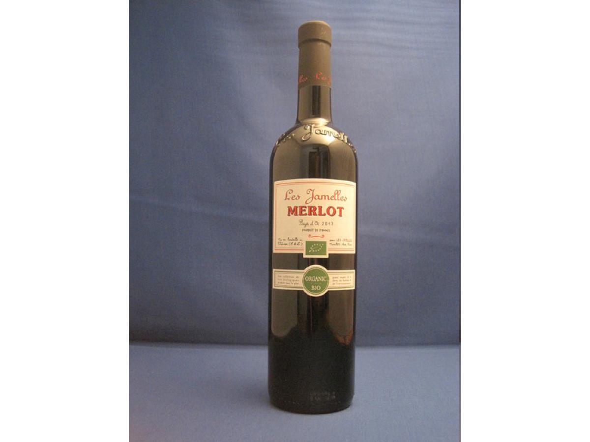 Les Jamelles Merlot Organic von Vin et Voitures, Weinhandel und Weinimport